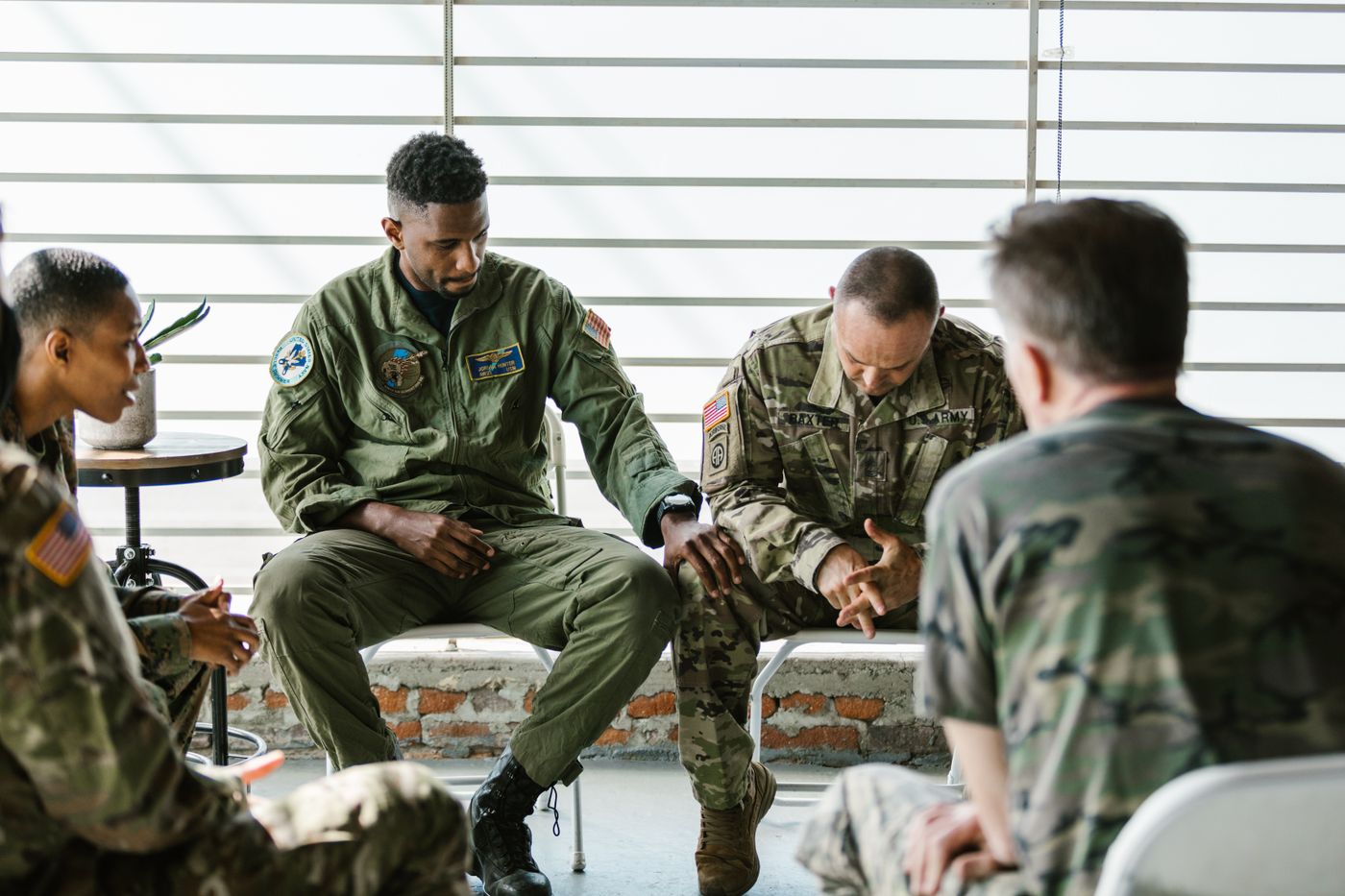 A supportive group therapy session